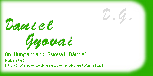 daniel gyovai business card