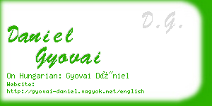 daniel gyovai business card